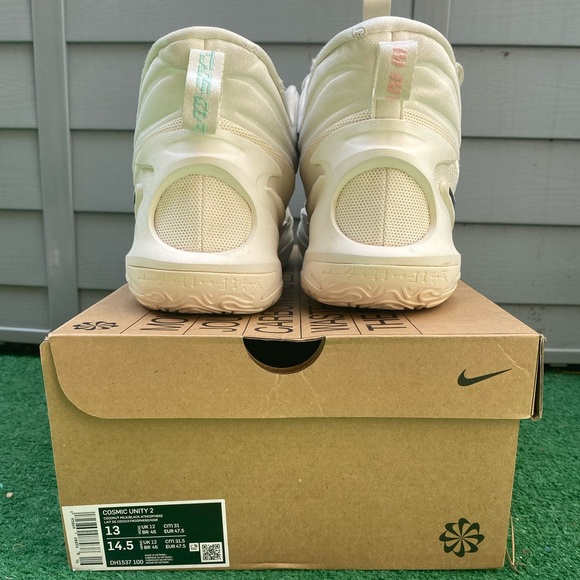 Size 13 - Nike Cosmic Unity 2 EP - Coconut Milk colorway - Picture 6 of 6